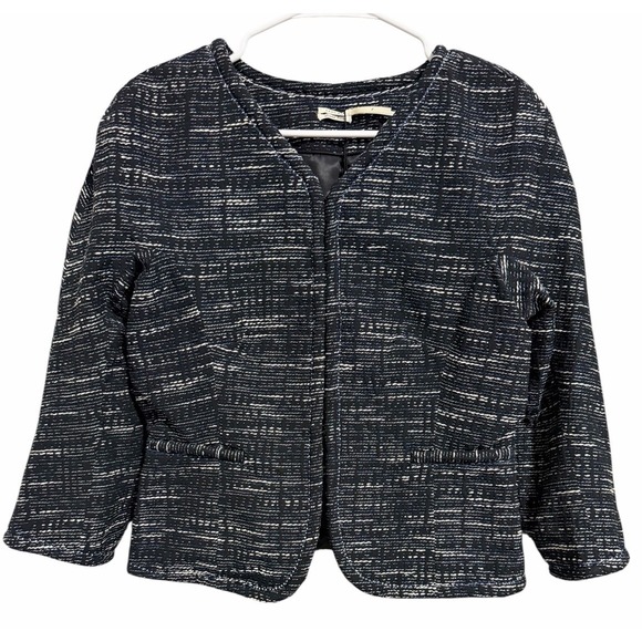 Leon Max Jackets & Blazers - Leon‎ Max Limited Edition Tweed Multi Black Blazer Women's Size 6